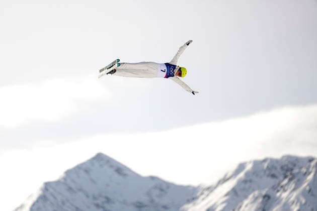 (260218) -- LIVIGNO, Feb. 18, 2026 -- Danielle Scott of Australia competes during the freestyle skiing women s aerials qualification 1 at the Milan-Cortina 2026 Olympic Winter games, Winterspiele,Spiele, Summer games in Livigno, Italy, Feb. 18, 2026. ) (MICO2026)ITALY-LIVIGNO-OLYMPIC WINTER GAMES-FREESTYLE SKIING-WOMEN S AERIALS-QUALIFICATION WuxHuiwo 