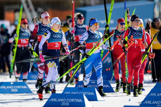 260218 Jonna Sundling of Sweden competes in the women s free technique team sprint cross-country skiing final during day 12 of the 2026 Winter Olympics on February 18, 2026 in Val di Fiemme. Photo: Maxim Thore BILDBYRAN kod MT MT0993 skidor cross-country skiing langrenn Olympic Games, Olympische Spiele, Olympia, OS olympics winter olympics os ol olympiska spel vinter-os olympiske leker milano cortina 2026 milan cortina 2026 milano cortina 2026 olympic games milano cortina 2026 winter olympic games milano cortina-os milano cortina-ol vinter-ol 12 bbeng teamsprint sweden sverige *** 260218 Jonna Sundling of Sweden competes in the women s free technique team sprint cross country skiing final during day 12 of the 2026 Winter Olympics on February 18, 2026 in Val di Fiemme Photo Maxim Thore BILDBYRAN kod MT MT0993 skidor cross country skiing langrenn olympic games olympics winter olympics os ol olympiska spel vinter os olympiske leker milano cortina 2026 milan cortina 2026 milano cortina 2026 olympic games milano cortina 2026 winter olympic games milano cortina os milano cortina ol vinter ol 12 bbeng teamsprint sweden sverige  Copyright: MAXIMxTHORE BB260218MT047