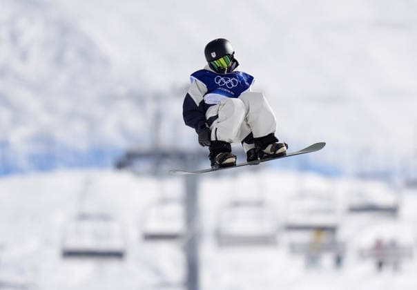 Milan Cortina Olympics: Snowboard Ryoma Kimata of Japan competes in the men s snowboard slopestyle final at the Milan Cortina Olympics on Feb. 18, 2026, at Livigno Snow Park in Livigno, Italy.  A14AA0005299774P