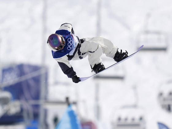 Milan Cortina Olympics: Snowboard Taiga Hasegawa of Japan competes in the men s snowboard slopestyle final at the Milan Cortina Olympics on Feb. 18, 2026, at Livigno Snow Park in Livigno, Italy.  A14AA0005299786P