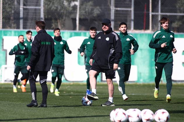UEFA Europa League - Panathinaikos FC Training Session - Panathinaikos FC attend a training session ahead of the UEFA Europa League Play-Offs 1st leg soccer match between Panathinaikos FC and Victoria Plzen in Athens, Greece, 18 February 2026. IMAGO ONE INCH PRODUCTIONS ATHENS GREECE Copyright: xONExINCHxPRODUCTIONSx 6858395