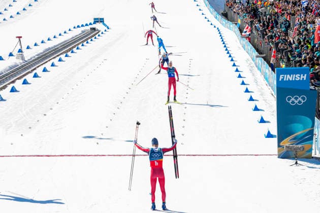 Winter Olympics in Milan Cortina 2026 Val di Fiemme, Italy 20260218. Johannes Hoesflot Klaebo and Einar Hedegart from Norway cheer during the cross-country team sprint on Lago di Tesero during the Winter Olympics in Milano Cortina 2026. Photo: Lise Aaserud NTB Val di Fiemme Italy EDITORIAL USE ONLY. RESTRICTED USE FOR BETTING COMPANIES Ref:_SPOSwFVHIUFe2o.jpg *** Winter Olympics in Milan Cortina 2026 Val di Fiemme, Italy 20260218 Johannes Hoesflot Klaebo and Einar Hedegart from Norway cheer during the cross country team sprint on Lago di Tesero during the Winter Olympics in Milano Cortina 2026 Photo Lise Aaserud NTB Val di Fiemme Italy EDITORIAL USE ONLY RESTRICTED USE FOR BETTING COMPANIES  Copyright: xLisexAserudx xNTBx