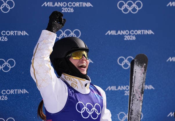 (260218) -- LIVIGNO, Feb. 18, 2026 -- Chen Meiting of China reacts during the freestyle skiing women s aerials qualification 2 at the Milan-Cortina 2026 Olympic Winter games, Winterspiele,Spiele, Summer games in Livigno, Italy, Feb. 18, 2026. ) (MICO2026)ITALY-LIVIGNO-OLYMPIC WINTER GAMES-FREESTYLE SKIING-WOMEN S AERIALS-QUALIFICATION HuxChao 