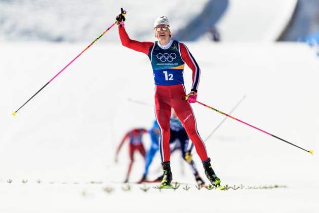 260218 Johannes Hosflot Klaebo of Norway celebrates first place in the men s free technique team sprint cross-country skiing final during day 12 of the 2026 Winter Olympics on February 18, 2026 in Val di Fiemme. Photo: Jon Olav Nesvold BILDBYRAN COP 217 MT0994 skidor cross-country skiing langrenn Olympic Games, Olympische Spiele, Olympia, OS olympics winter olympics os ol olympiska spel vinter-os olympiske leker milano cortina 2026 milan cortina 2026 milano cortina 2026 olympic games milano cortina 2026 winter olympic games milano cortina-os milano cortina-ol vinter-ol 12 bbeng teamsprint jubel norge norway *** 260218 Johannes Hosflot Klaebo of Norway celebrates first place in the men s free technique team sprint cross country skiing final during day 12 of the 2026 Winter Olympics on February 18, 2026 in Val di Fiemme Photo Jon Olav Nesvold BILDBYRAN COP 217 MT0994 skidor cross country skiing langrenn olympic games olympics winter olympics os ol olympiska spel vinter os olympiske leker milano cortina 2026 milan cortina 2026 milano cortina 2026 olympic games milano cortina 2026 winter olympic games milano cortina os milano cortina ol vinter ol 12 bbeng teamsprint jubel norge norway  Copyright: JONxOLAVxNESVOLD BB260218JE062