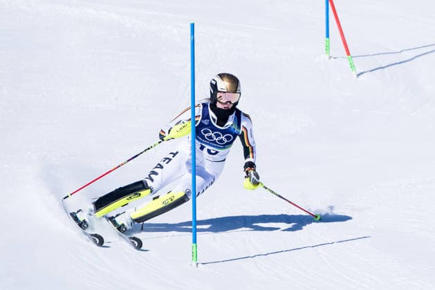 TOFANE, ITALY - FEBRUARY 18: Emma Aicher (Germany) during the Alpine Skiing Women s Slalom at the Milano Cortina 2026 Olympics at Tofane Alpine Skiing Centre on day 12 of the Milano Cortina 2026 Olympics on February 18, 2026 in Tofane, Italy. Editorial use only. Italy Copyright: xSteffiexWunderlx