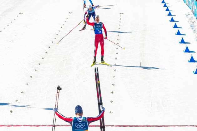 Winter Olympics in Milan Cortina 2026 Val di Fiemme, Italy 20260218. Johannes Hoesflot Klaebo and Einar Hedegart from Norway cheer during the cross-country team sprint on Lago di Tesero during the Winter Olympics in Milano Cortina 2026. Photo: Lise Aaserud NTB Val di Fiemme Italy EDITORIAL USE ONLY. RESTRICTED USE FOR BETTING COMPANIES Ref:_SPORlc5Qg3KFYE.jpg *** Winter Olympics in Milan Cortina 2026 Val di Fiemme, Italy 20260218 Johannes Hoesflot Klaebo and Einar Hedegart from Norway cheer during the cross country team sprint on Lago di Tesero during the Winter Olympics in Milano Cortina 2026 Photo Lise Aaserud NTB Val di Fiemme Italy EDITORIAL USE ONLY RESTRICTED USE FOR BETTING COMPANIES  Copyright: xLisexAserudx xNTBx