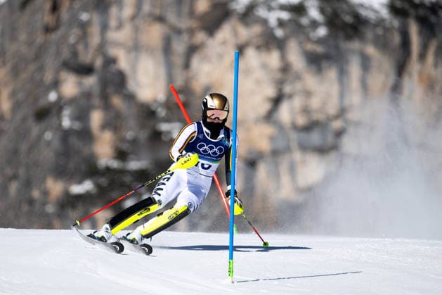 AICHER Emma (Deutschland), ITA, Olympische Spiele Milano Cortina 2026, Olympia, Ski Alpin, Slalom Damen, 18.02.2026 ITA, Olympische Spiele Milano Cortina 2026, Olympia, Ski Alpin, Slalom Damen, 18.02.2026 Cortina d Ampezzo *** AICHER Emma Germany , ITA, Olympic Games Milano Cortina 2026, Olympic Games, Alpine Skiing, Slalom Women, 18 02 2026 ITA, Olympic Games Milano Cortina 2026, Olympic Games, Alpine Skiing, Slalom Women, 18 02 2026 Cortina d Ampezzo Copyright: xEibner-Pressefoto Memmlerx EP_MMR