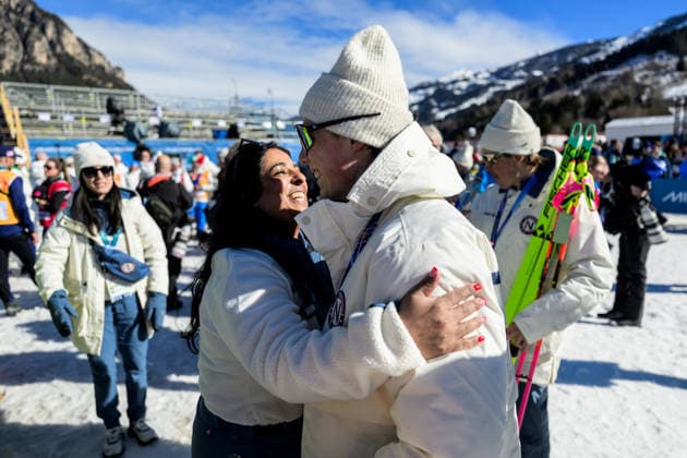 260218 Lubna Boby Jaffery and Einar Hedegart of Norway celebrates after the men s free technique team sprint cross-country skiing final during day 12 of the 2026 Winter Olympics on February 18, 2026 in Val di Fiemme. Photo: Jon Olav Nesvold BILDBYRAN COP 217 MT0994 skidor cross-country skiing langrenn Olympic Games, Olympische Spiele, Olympia, OS olympics winter olympics os ol olympiska spel vinter-os olympiske leker milano cortina 2026 milan cortina 2026 milano cortina 2026 olympic games milano cortina 2026 winter olympic games milano cortina-os milano cortina-ol vinter-ol 12 bbeng teamsprint norge norway *** 260218 Lubna Boby Jaffery and Einar Hedegart of Norway celebrates after the men s free technique team sprint cross country skiing final during day 12 of the 2026 Winter Olympics on February 18, 2026 in Val di Fiemme Photo Jon Olav Nesvold BILDBYRAN COP 217 MT0994 skidor cross country skiing langrenn olympic games olympics winter olympics os ol olympiska spel vinter os olympiske leker milano cortina 2026 milan cortina 2026 milano cortina 2026 olympic games milano cortina 2026 winter olympic games milano cortina os milano cortina ol vinter ol 12 bbeng teamsprint norge norway  Copyright: JONxOLAVxNESVOLD BB260218JE102