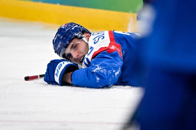 18 02 2026, Milano, Santa Giulia Ice hockey, Eishockey Arena, Winter Olympics: Slovakia - Germany (Ice Hockey), Juraj Slafkovsky of Slovakia Milano Santa Giulia Ice Hockey Arena Lombardy Italy *** 18 02 2026, Milano, Santa Giulia Ice Hockey Arena, Winter Olympics Slovakia Germany Ice Hockey , Juraj Slafkovsky of Slovakia Milano Santa Giulia Ice Hockey Arena Lombardy Italy Copyright: xJustPictures.ch AndreaxBrancax jp-en-AnBr-AB-AAB_428218022026