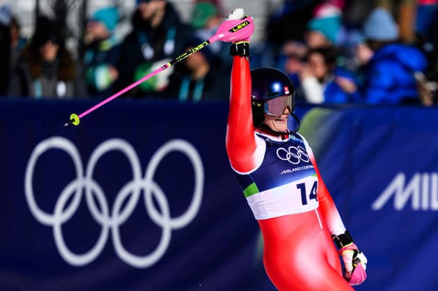 260218 Melanie Meillard of Switzerland competes in women s alpine skiing slalom during day 12 of the 2026 Winter Olympics on February 18, 2026 in Cortina. Photo: Joel Marklund BILDBYRAN kod JM JM0797 bbeng alpint alpine skiing Olympic Games, Olympische Spiele, Olympia, OS olympics winter olympics os ol olympiska spel vinter-os olympiske leker milano cortina 2026 milan cortina 2026 milano cortina 2026 olympic games milano cortina 2026 winter olympic games milano cortina-os milano cortina-ol vinter-ol slalam dam *** 260218 Melanie Meillard of Switzerland competes in women s alpine skiing slalom during day 12 of the 2026 Winter Olympics on February 18, 2026 in Cortina Photo Joel Marklund BILDBYRAN kod JM JM0797 bbeng alpint alpine skiing olympic games olympics winter olympics os ol olympiska spel vinter os olympiske leker milano cortina 2026 milan cortina 2026 milano cortina 2026 olympic games milano cortina 2026 winter olympic games milano cortina os milano cortina ol vinter ol slalam dam  Copyright: JOELxMARKLUND BB260218JM097