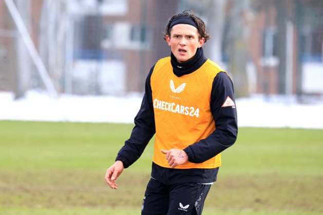 DEU, DFL, 2. FBL Hertha BSC, Training, 18.02.2026, Sportforum, Berlin, DEU, DFL, 2. FBL Hertha BSC, Training, im Bild Fabian Reese (Hertha BSC Berlin 11) DFL - regulations prohibit any use of Photographs as image sequences and or quasi-video