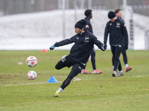 Fussball, Herren, Saison 2025 26, 2. Bundesliga, Hertha BSC, Training, Kevin Sessa (Hertha BSC), 18.02. 2026,