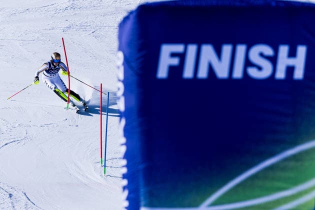 TOFANE, ITALY - FEBRUARY 18: Emma Aicher (Germany) during the Alpine Skiing Women s Slalom at the Milano Cortina 2026 Olympics at Tofane Alpine Skiing Centre on day 12 of the Milano Cortina 2026 Olympics on February 18, 2026 in Tofane, Italy. Editorial use only. Italy Copyright: xSteffiexWunderlx