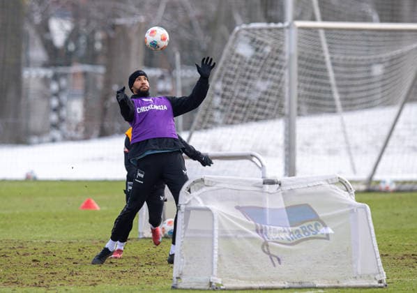 Fussball, Herren, Saison 2025 26, 2. Bundesliga, Hertha BSC, Training, John Anthony Brooks (Hertha BSC), 18.02. 2026,