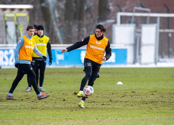 Fussball, Herren, Saison 2025 26, 2. Bundesliga, Hertha BSC, Training, Fabian Reese (Hertha BSC), 18.02. 2026,