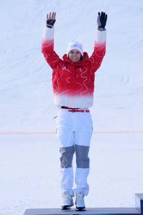 Pn Cortina d™Ampezzo 18 02 2026 - Olimpiadi Milano Cortina 2026 Alpine Skiing women™s slalom foto Image nella foto: Camille Rast 