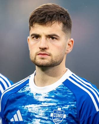 Martin Baturina seen during Serie A game between teams of Como 1907 and Torino FC (Kazimierz Koper Ball Raw Images) Como Stadio Giuseppe Sinigaglia Italy Copyright: xKazimierzxKoperx KAZ_COMvsTOR-064