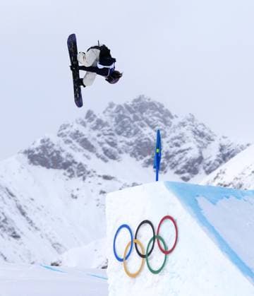 Milan Cortina Olympics: Snowboard Kokomo Murase of Japan competes in the women s snowboard slopestyle final at the Milan Cortina Olympics on Feb. 18, 2026, at Livigno Snow Park in Livigno, Italy.  A14AA0005300597P