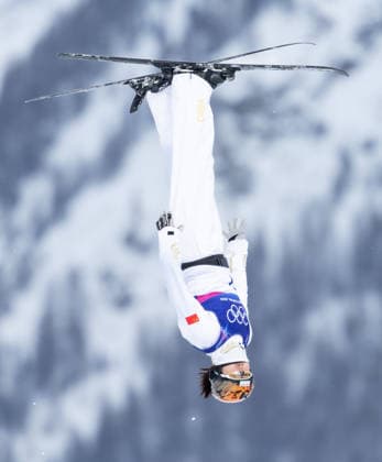 OLYMPICS - Winter Olympic Games, Olympische Spiele, Olympia, OS Milano Cortina 2026 LIVIGNO,ITALY,18.FEB.26 - OLYMPICS, FREE SKI, FREESTYLE SKIING - Winter Olympic Games Milano Cortina 2026, aerials, women, final. Image shows Mengtao Xu (CHN).  GEPAxpictures xHaraldxSteiner