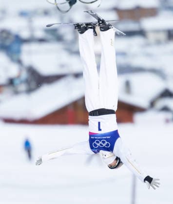 OLYMPICS - Winter Olympic Games, Olympische Spiele, Olympia, OS Milano Cortina 2026 LIVIGNO,ITALY,18.FEB.26 - OLYMPICS, FREE SKI, FREESTYLE SKIING - Winter Olympic Games Milano Cortina 2026, aerials, women, final. Image shows Mengtao Xu (CHN).  GEPAxpictures xHaraldxSteiner