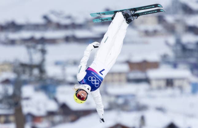 OLYMPICS - Winter Olympic Games, Olympische Spiele, Olympia, OS Milano Cortina 2026 LIVIGNO,ITALY,18.FEB.26 - OLYMPICS, FREE SKI, FREESTYLE SKIING - Winter Olympic Games Milano Cortina 2026, aerials, women, final. Image shows Danielle Scott (AUS).  GEPAxpictures xHaraldxSteiner