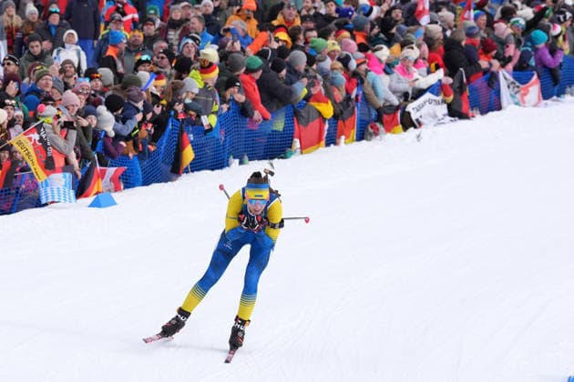 Ukraine™s team during Biathlon Women s 4 x 6km Relay at Antholz-Anterselva Biathlon Arena at the Milano Cortina 2026 Winter Olympics, in Anterselva (Italy) February 18 , 2026 (Spada LaPresse)  Copyright: xSpada LaPressex