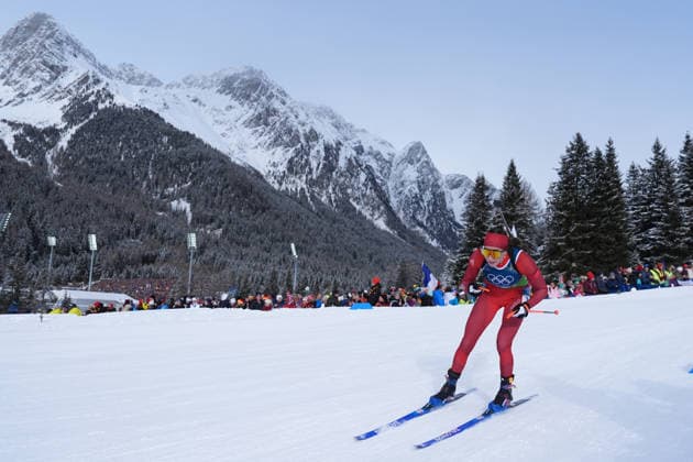 A moment during Biathlon Women s 4 x 6km Relay at Antholz-Anterselva Biathlon Arena at the Milano Cortina 2026 Winter Olympics, in Anterselva (Italy) February 18 , 2026 (Spada LaPresse)  Copyright: xSpada LaPressex