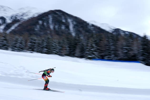 Lithuania ™s team during Biathlon Women s 4 x 6km Relay at Antholz-Anterselva Biathlon Arena at the Milano Cortina 2026 Winter Olympics, in Anterselva (Italy) February 18 , 2026 (Spada LaPresse)  Copyright: xSpada LaPressex