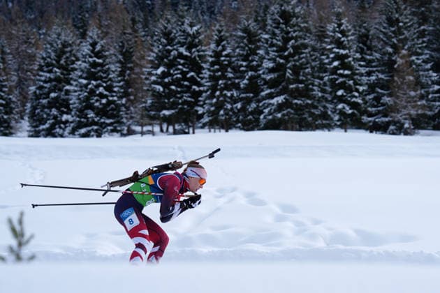 Austria ™s team during Biathlon Women s 4 x 6km Relay at Antholz-Anterselva Biathlon Arena at the Milano Cortina 2026 Winter Olympics, in Anterselva (Italy) February 18 , 2026 (Spada LaPresse)  Copyright: xSpada LaPressex
