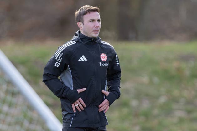 Training Eintracht Frankfurt Mario Götze (Eintracht Frankfurt, 27). Training von Eintracht Frankfurt am 18. Februar 2026 im Deutsche Bank Park in Frankfurt am Main., Frankfurt am Main Hessen Deutschland Deutsche Bank Park *** Training Eintracht Frankfurt Mario Götze Eintracht Frankfurt, 27 Training of Eintracht Frankfurt on February 18, 2026 at Deutsche Bank Park in Frankfurt am Main , Frankfurt am Main Hessen Germany Deutsche Bank Park