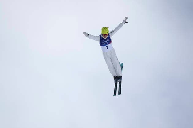 (260218) -- LIVIGNO, Feb. 18, 2026 -- Danielle Scott of Australia competes during the freestyle skiing women s aerials final 2 at the Milan-Cortina 2026 Olympic Winter games, Winterspiele,Spiele, Summer games in Livigno, Italy, Feb. 18, 2026. ) (MICO2026)ITALY-LIVIGNO-OLYMPIC WINTER GAMES-FREESTYLE SKIING-WOMEN S AERIALS-FINAL HuxChao 