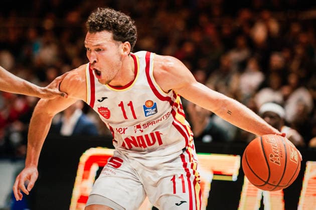 Easycredit BBL: Basketball Braunschweig Löwen - Fitness First Würzburger Baskets, 18.02.26 Braian Ivey (Würzburg Baskets, 11) schreit; Easycredit BBL: Basketball Braunschweig Löwen vs. Fitness First Würzburger Baskets am 18.02.2026 in der Volkswagen Halle, Braunschweig Copyright: xBEAUTIFULxSPORTS Tonhäuserx