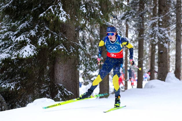 Antholz, Italien 18. Februar 2026: Biathlon Staffel 4 x 6 km Frauen - Olympia 2026 Im Bild: Linn Gestblom (SWE) Anterselva Biathlon Arena *** Antholz, Italy 18 February 2026 Biathlon relay 4 x 6 km women 2026 Olympics Pictured Linn Gestblom SWE Anterselva Biathlon Arena Copyright: xFotostandx xHettichx