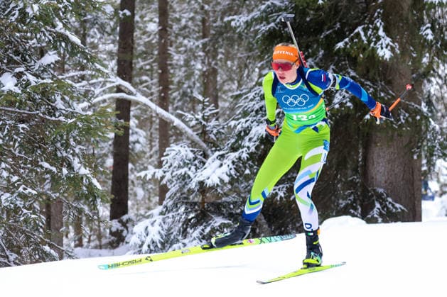 Antholz, Italien 18. Februar 2026: Biathlon Staffel 4 x 6 km Frauen - Olympia 2026 Im Bild: Anamarija Lampic (SLO) Anterselva Biathlon Arena *** Antholz, Italy February 18, 2026 Biathlon relay 4 x 6 km women Olympic Games 2026 In the picture Anamarija Lampic SLO Anterselva Biathlon Arena Copyright: xFotostandx xHettichx