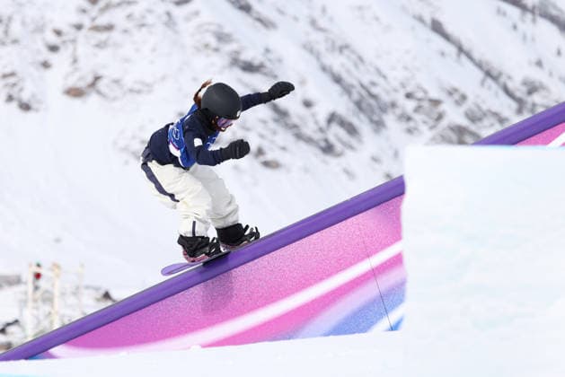 Reira Iwabuchi (JPN), FEBRUARY 18, 2026 - Snowboarding : Women s Slopestyle Final during the Milano Cortina 2026 Olympic Winter games, Winterspiele,Spiele, Summer games at Livigno Snow Park in Livigno, Italy.  aflo_320381172