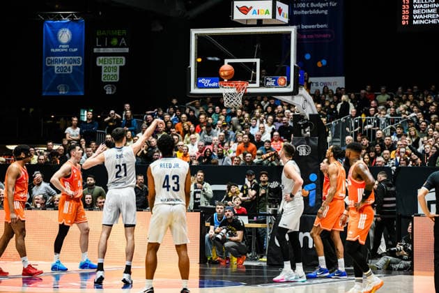 easyCredit Basketball Bundesliga, 21. Spieltag, Niners Chemnitz -MLP Academics Heidelberg 18.02.2026 ab 20.00 Uhr Chemnitz, Chemnitz Arena Im Foto: Mateo Seric(21) easyCredit Basketball Bundesliga, 21. Spieltag, Niners Chemnitz -MLP Academics Heidelberg Leipzig Sachsen Deutschland Copyright: xEHLxMedia MichelxKöhlerx 20261802-Niners-Heidelberg_013
