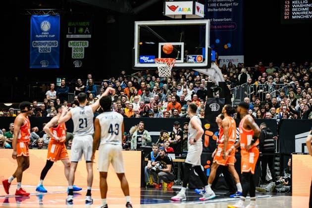 easyCredit Basketball Bundesliga, 21. Spieltag, Niners Chemnitz -MLP Academics Heidelberg 18.02.2026 ab 20.00 Uhr Chemnitz, Chemnitz Arena Im Foto:Mateo Seric(21) easyCredit Basketball Bundesliga, 21. Spieltag, Niners Chemnitz -MLP Academics Heidelberg Leipzig Sachsen Deutschland Copyright: xEHLxMedia MichelxKöhlerx 20261802-Niners-Heidelberg_014