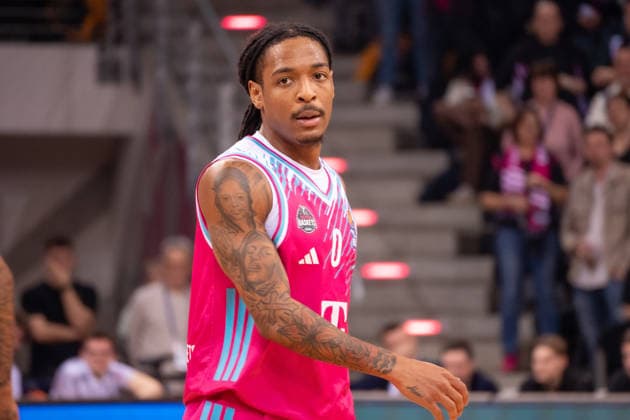 Deutschland: 1. Bundesliga Basketball easyCredit BBL 2025 2026 - Telekom Bonn vs SC RASTA Vechta - 21. Spieltag, 18.02.2026 - Telekom Dome (Bonn): Jalen Finch (Telekom Bonn, 0) Porträt, Portrait Copyright: xOrhanxHabashx