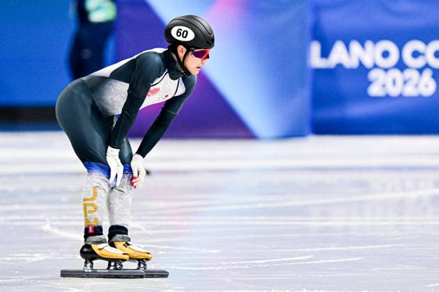 YOSHINAGA Kazuki (JPN), during Short Track Speed skating, Eisschnelllauf Men s 500m - Quarterfinals, Short Track Speed Skating, at the Olympic Winter games, Winterspiele,Spiele, Summer games Milano Cortina 2026, at Milano Ice Skating Arena, on February 18, 2026 in Milan, Italy. Noxthirdxpartyxsales  aflo_320404943