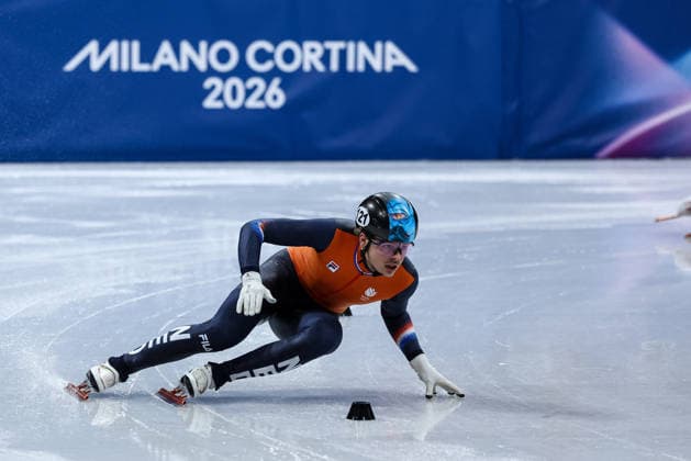 Melle van T Wout (NED) during the Olympic Winter games, Winterspiele,Spiele, Summer games Milano-Cortina 2026, Short Track Speed skating, Eisschnelllauf Men s 500m Finals on February 18, 2026 at Milano Ice Skating Arena in Milan, Italy  Copyright: xFabrizioxCarabelli IPAxSportx xipa-agency.netx xx IPA_71705364 IPA_Agency_IPA71705364