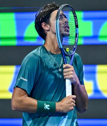 ATP, Tennis Herren QATAR EXXONMOBIL OPEN-ROUND OF 16 Alexei Popyrin of Australia competes against Jannik Sinner of Italy in the Round of q6 at the ATP men s Qatar ExxonMobil Open 2026 tennis tournament at the Khalifa International Tennis Complex in Doha, Qatar, on February 18 2026. DOHA Qatar Copyright: xNOUSHADx