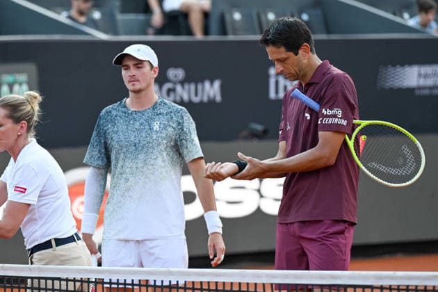 Rio Open 2026 RIO DE JANEIRO, RJ - 18.02.2026: RIO OPEN 2026 - Joao Fonseca Melo in a match against Gonzalez Molteni, doubles match, at the 11th edition of the Rio Open which takes place at the Jockey Club Brasileiro on the afternoon of this Wednesday (18), in Rio de Janeiro (Photo: Celso Pupo Fotoarena) x2890878x  CelsoxPupo