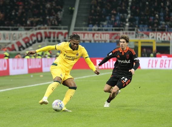 Rafel Leao of AC Milan during the Italian Serie A, 2025 2026 season, football match between AC Milan and Como 1907 on 18 February 2026 at â?? Giuseppe Meazza Stadium, San Siro, Milan, Italy. Photo Nderim Kaceli  Copyright: xNderimxKaceli IPAxSportx xipa-agency.netx xx IPA_71707705 IPA_Agency_IPA71707705