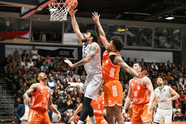 easyCredit Basketball Bundesliga, 21. Spieltag, Niners Chemnitz -MLP Academics Heidelberg 18.02.2026 ab 20.00 Uhr Chemnitz, Chemnitz Arena Im Foto: Roman Bedime(35) easyCredit Basketball Bundesliga, 21. Spieltag, Niners Chemnitz -MLP Academics Heidelberg Leipzig Sachsen Deutschland Copyright: xEHLxMedia MichelxKöhlerx 20261802-Niners-Heidelberg_053