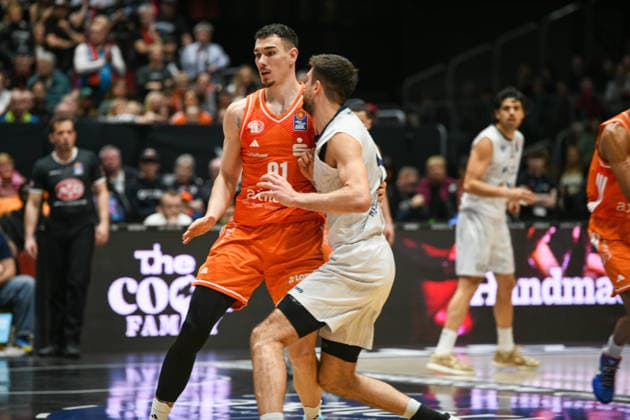 easyCredit Basketball Bundesliga, 21. Spieltag, Niners Chemnitz -MLP Academics Heidelberg 18.02.2026 ab 20.00 Uhr Chemnitz, Chemnitz Arena Im Foto: Yordan Minchev(91) easyCredit Basketball Bundesliga, 21. Spieltag, Niners Chemnitz -MLP Academics Heidelberg Leipzig Sachsen Deutschland Copyright: xEHLxMedia MichelxKöhlerx 20261802-Niners-Heidelberg_058