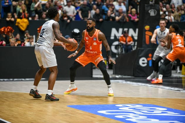 easyCredit Basketball Bundesliga, 21. Spieltag, Niners Chemnitz -MLP Academics Heidelberg 18.02.2026 ab 20.00 Uhr Chemnitz, Chemnitz Arena Im Foto: Cory Davis(5) easyCredit Basketball Bundesliga, 21. Spieltag, Niners Chemnitz -MLP Academics Heidelberg Leipzig Sachsen Deutschland Copyright: xEHLxMedia MichelxKöhlerx 20261802-Niners-Heidelberg_080