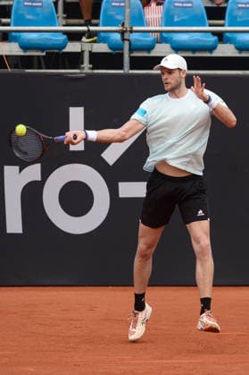 rio open, etapa do ATP, Tennis Herren world tour 500 Rio de Janeiro (RJ), 02 18 2026 - Rio Open ATP 500 RJ - Yannick Hanfmann (GER) during the Rio Open, a stage of the ATP World Tour 500, which takes place at the Jockey Club Brasileiro in Gavea, South Zone of Rio de Janeiro, this Wednesday, February 18, 2026. (Foto: Clever Felix Thenews2 imago images) SPO  Copyright: xCleverxFelixx