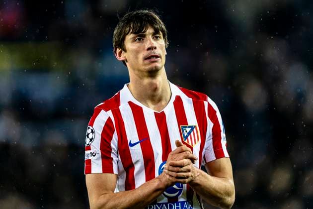 Atletico de Madrid defender Robin Le Normand, during the match Club Brugge KV vs Atletico de Madrid at the Jan Breydelstadion for the Champions League - KO play-offs - 1st leg season 2025-2026 in BRUGGE, Belgium on 18 february 2026. (Photo by Stefan Koops EYE4IMAGES DeFodi Images) -