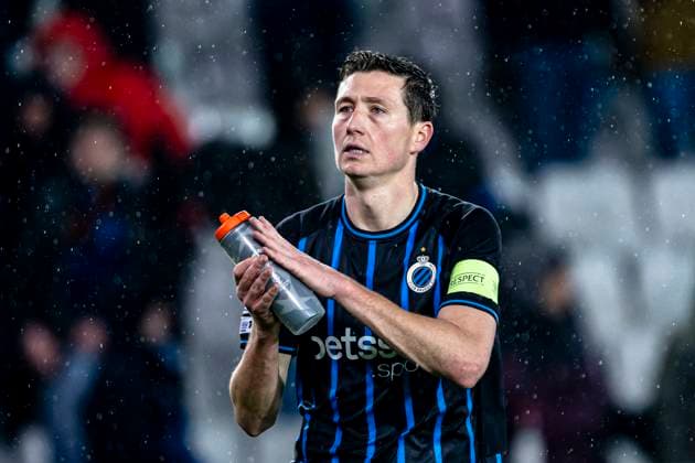 Club Brugge midfielder Hans Vanaken, during the match Club Brugge KV vs Atletico de Madrid at the Jan Breydelstadion for the Champions League - KO play-offs - 1st leg season 2025-2026 in BRUGGE, Belgium on 18 february 2026. (Photo by Stefan Koops EYE4IMAGES DeFodi Images) -