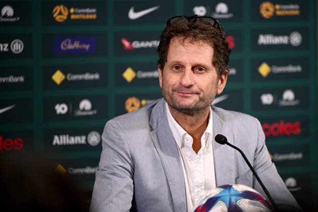 SOCCER MATILDAS PRESSER, Matildas Head Coach Joe Montemurro speaks to media at CommBank Stadium in Sydney, Thursday, February 19, 2026. The Matildas Squad has been announced for the upcoming AFC Women™s Asian Cup Australia 2026. ( NO ARCHIVING, EDITORIAL USE ONLY SYDNEY NEW SOUTH WALES AUSTRALIA  Copyright: xBIANCAxDExMARCHIx 20260219112373377541